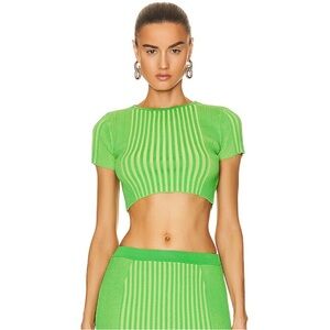 Simon Miller Ribbed Cyclone Baby Tee